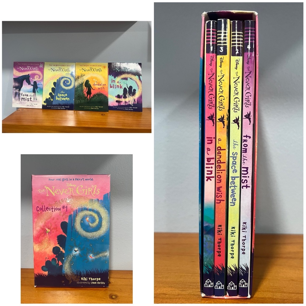 The Never Girls Collection 1-4 Boxed Set PreLoved Books Excellent Box Damage